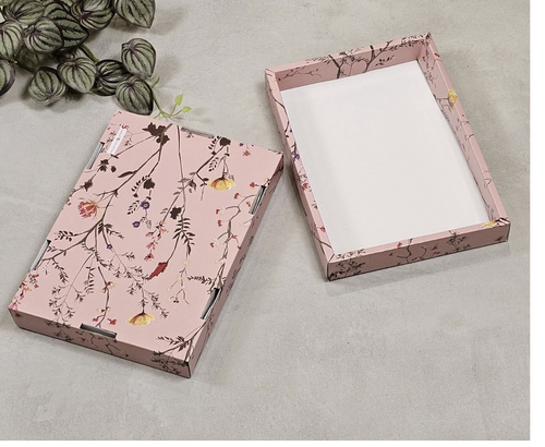 3 Pcs Decorative Foldable Gift Boxes with Net Band Cardboard Trays for Rakhi, Rakshabandhan
