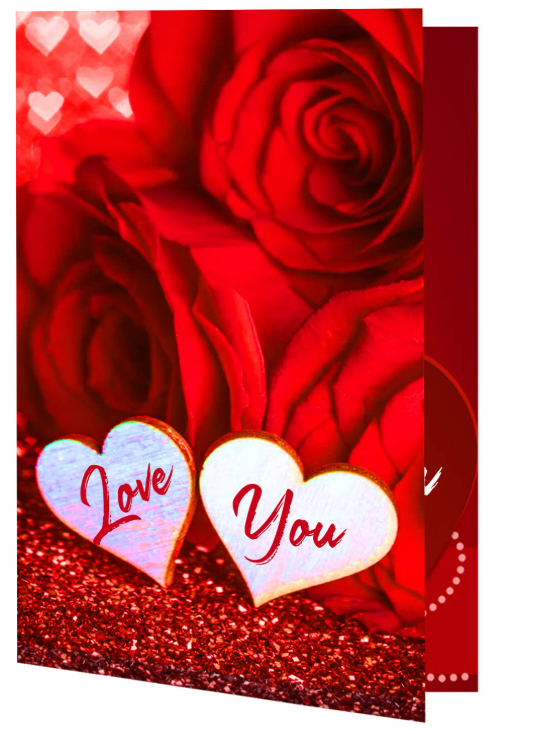Midiron Romantic Gift For Couple Valentines Day Gift For Wife,Girlfriend,Lover, Birthday Gifts For Lover-Chocolate Bars, Artificial Red Rose & Love Greeting Card