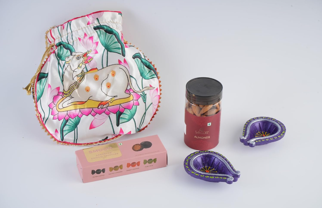 Premium Pochette Purse Gift Hamper | Luxury Chocolate Gift Hamper For Birthday,Anniversary, & Special Occasions |