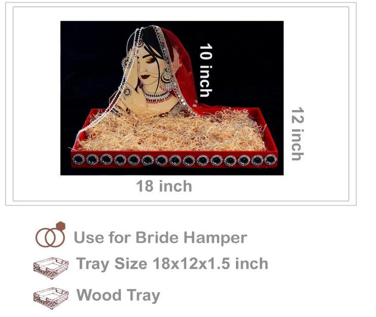 The Bride Made Multipurpose Gift Box for Bride, Wedding Trousseau Gift Packing